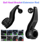 Car air vent phone holder extension rod with ball head bracket, black