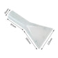 Translucent curved suction nozzle adapter with 35mm, 97mm and 115mm dimensions