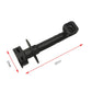 Black pressure washer hose connector with barbed end and square outlet