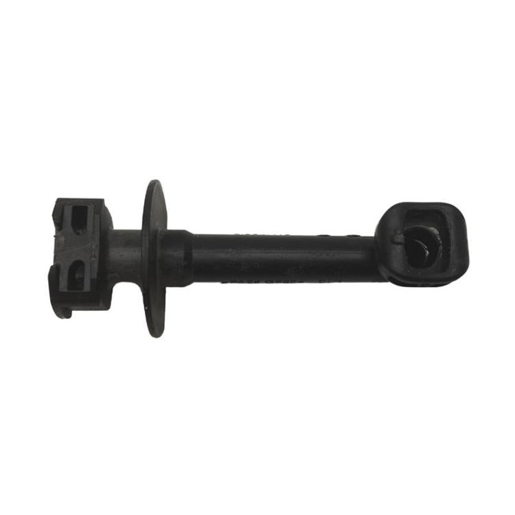 Black pressure washer hose connector fitting with flange mount and square outlet