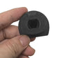 Black hose connector end cap with square opening for pressure washer hose