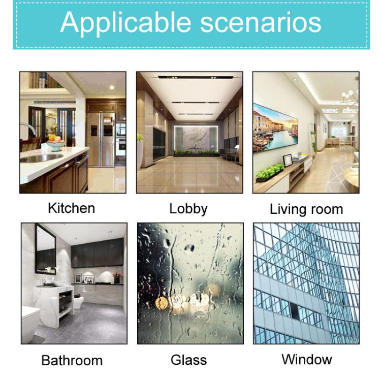 Window cleaning application scenarios for rubber scraper accessory