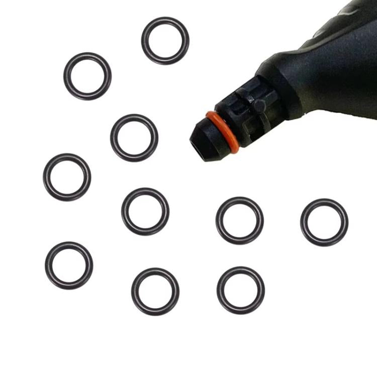 Black sealing O-ring rubber rings set for steam cleaner, 10pcs