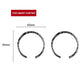 For 2011-2015 Benz Smart Fortwo 2pcs /Set Dashboard Gear Stickers