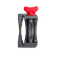 Vacuum switch latch holder with red flat latch, black and gray plastic