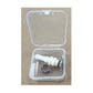 Jet washer handle connector in clear case with white connector and metal ring