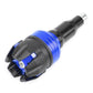 Universal motorcycle anti-drop frame slider, blue and black body with silver tip