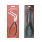 Packaged disassembly pliers for wire and fuel line disconnect, shown in two box designs