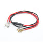 10A 60cm Plug-In Spring O-Type Terminal Power Cable Car Charger Modification Wiring Harness