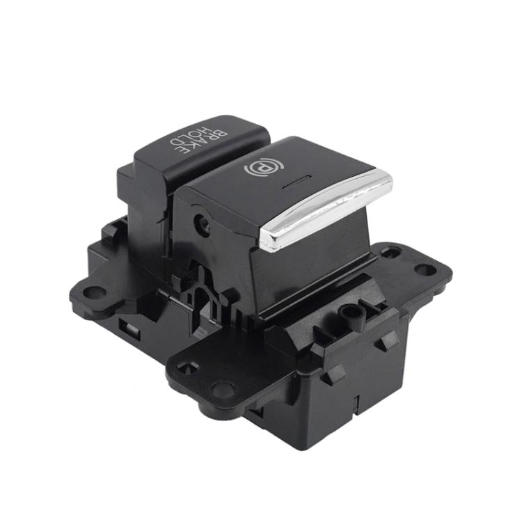 Parking brake handbrake switch module with silver trim and control icon
