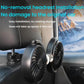 Car Brushless Motor Rear Headrest USB Double Head Fan