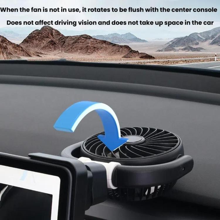 Car Three-way Folding Screen Corner Fan