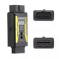 CODIAC truck adapter with exposed connector ports, black housing and LED screen