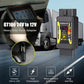 CODIAC 24V to 12V truck power adapter with LED readout screen, black and yellow