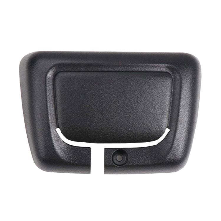 Rear seat belt cover guide for Mercedes-Benz, black ABS cover with mounting hole