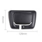 Rear seat belt cover guide for Mercedes-Benz, black cover with size markings