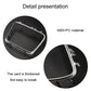 Durable cup holder ashtray cover trim with metal border and ABS/PC backing