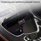 Cup holder ashtray cover trim surrounding console opening with silver outline