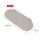 Gray sun visor vanity mirror cover, about 200mm x 75mm