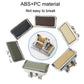 Car center armrest switch bezels with mounting base, assorted dark and tan frames