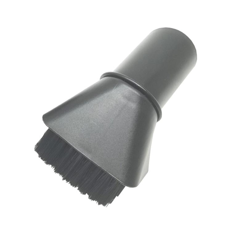 32mm soft brush nozzle attachment with dark bristles and gray/black hose connector