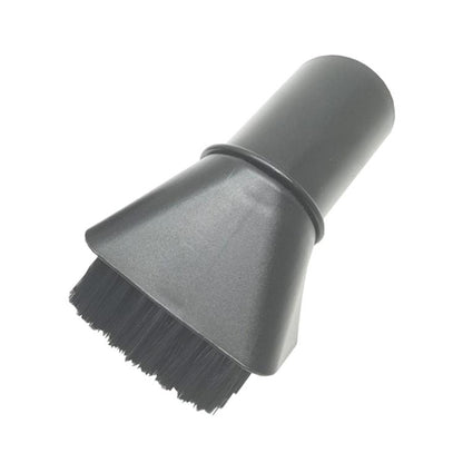32mm soft brush nozzle attachment with dark bristles and gray/black hose connector
