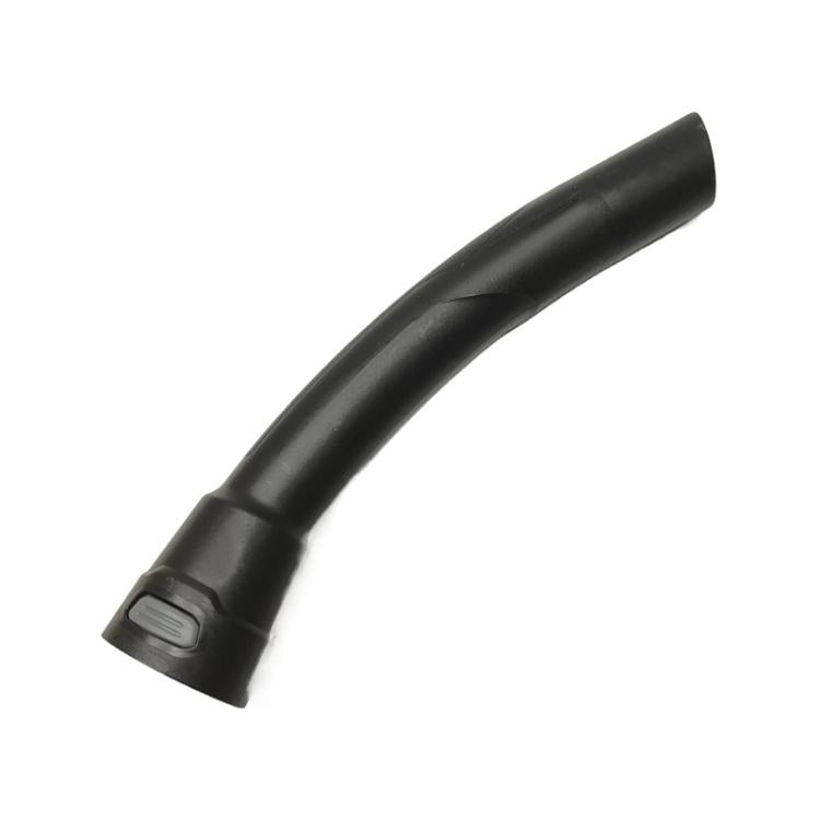 Black vacuum hose nozzle attachment with dark gray ring section