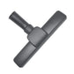35mm vacuum brush attachment with angled nozzle and cylindrical collar, dark gray