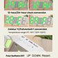 RGB Multicolor Electronic Wall Clock 3D Luminous Alarm Clock Living Room Digital Clock