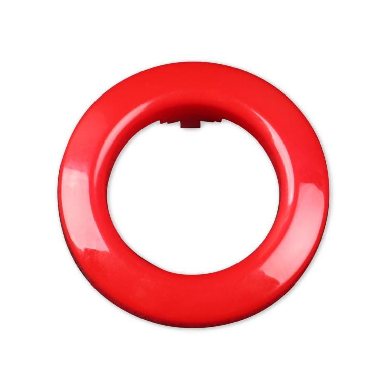 Red circular start/stop button cover decoration ring for one-key ignition