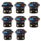 Car audio circuit breaker switches set: 50A–300A, black housings with IN/OUT terminals