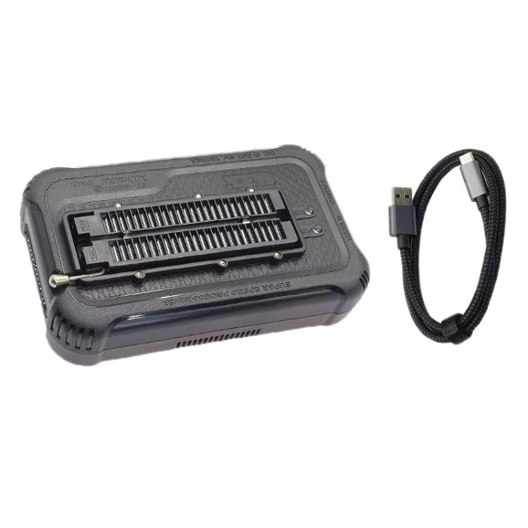 XGecu T76 NAND/NOR/EMMC IC programmer with ZIF socket and attached cable