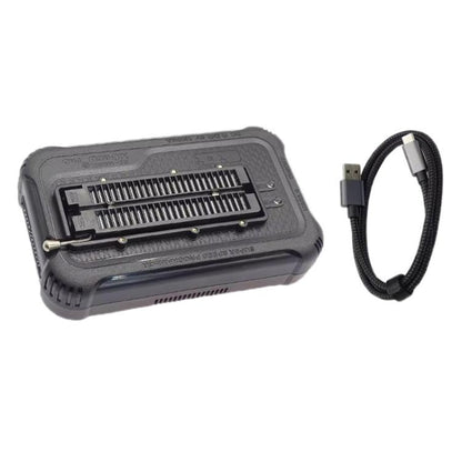 XGecu T76 NAND/NOR/EMMC IC programmer with ZIF socket and attached cable