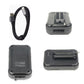 IC programmer dock with multi-pin socket, bottom port, and USB cable set