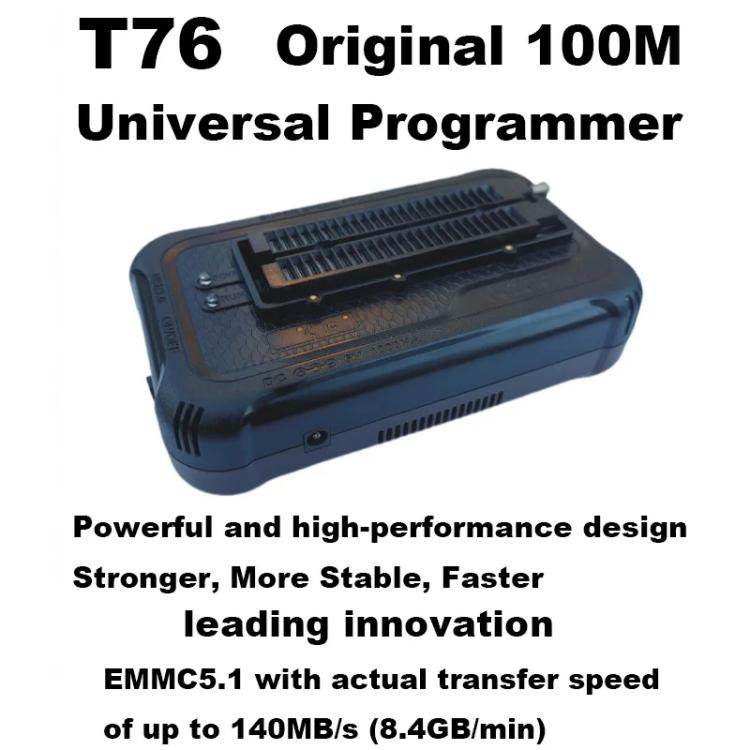 Compact desktop IC programmer with open multi-pin connector on base