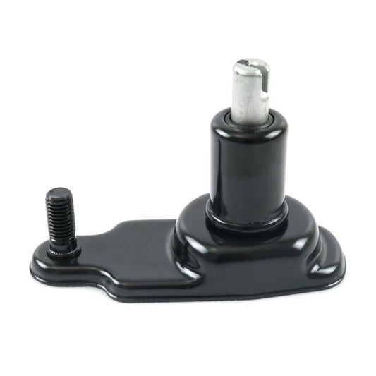 Spare tire bracket with rubber base, central stud, and side threaded bolt for Transit