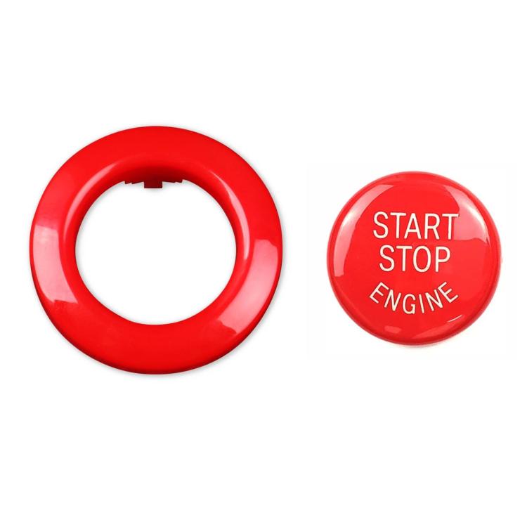 For BMW E90 / E91 / E92 / E60 2pcs /Set One-Key Start Button Cover Decoration