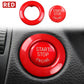 For BMW E90 / E91 / E92 / E60 2pcs /Set One-Key Start Button Cover Decoration