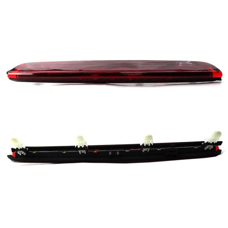 Red LED high mounted third brake light bar with black base.