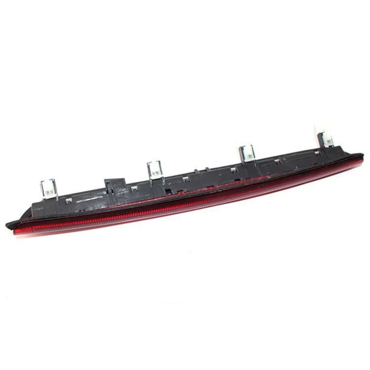 High mounted third brake light LED module with black housing and red strip.