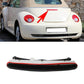 High mounted third brake light installed on car rear, red lens visible