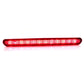 High-mount brake light, red LED lens strip with bright reflective grid
