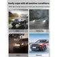 2pcs Direct Plug Mini LED Car Headlight Bulb With Fan Cooling