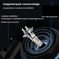 2pcs 6000K Mini Car Plug-in Integrated LED Headlights, H7