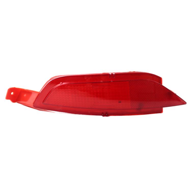 Red rear tail lamp reflector light unit in side profile