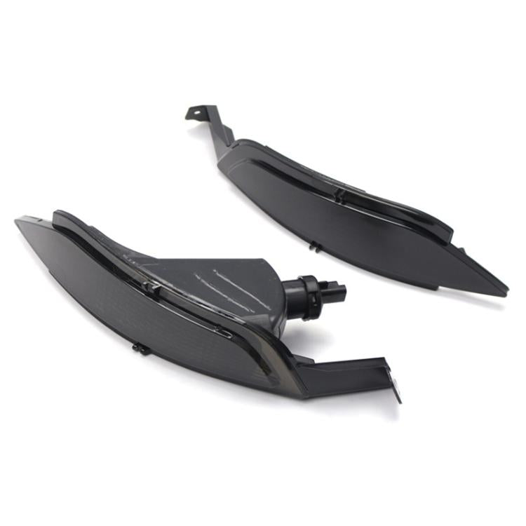 Pair of black tail lamp reflector light units with connectors