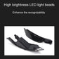 Black tail lamp reflector light units with LED lens beads
