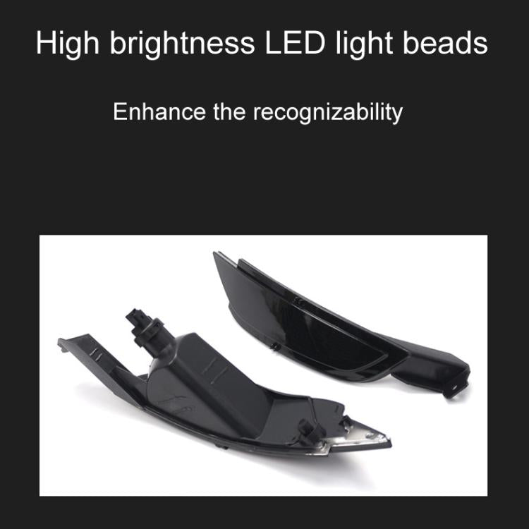 Black tail lamp reflector light units with LED lens beads