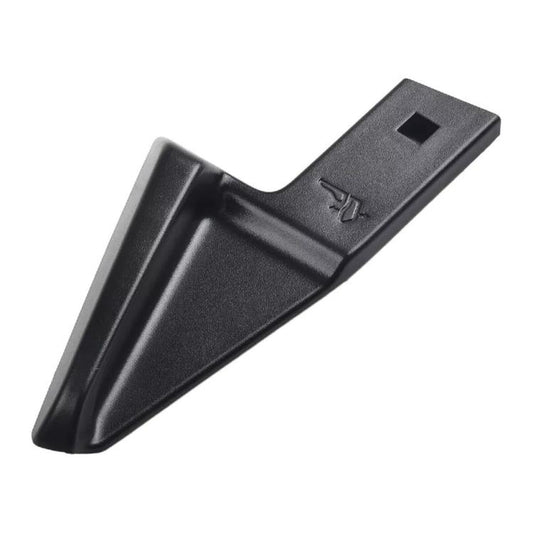 Ford driver seat height adjustment handle, dark gray/black plastic lever