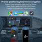 Wireless CarPlay/Android Auto adapter box with dual-port setup for car dashboard screen